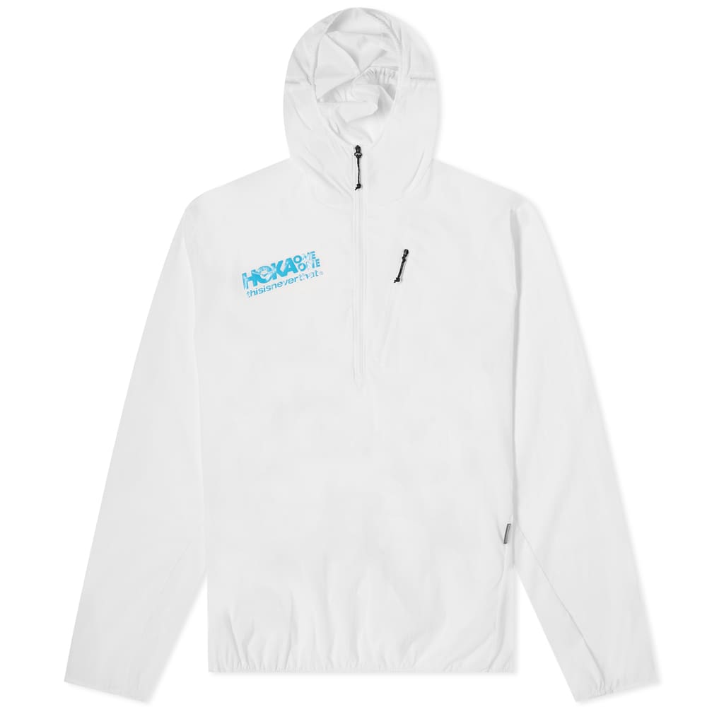 Hoka One One Wind-Resistant - Women Hoodie - White,Australia JTV-381075